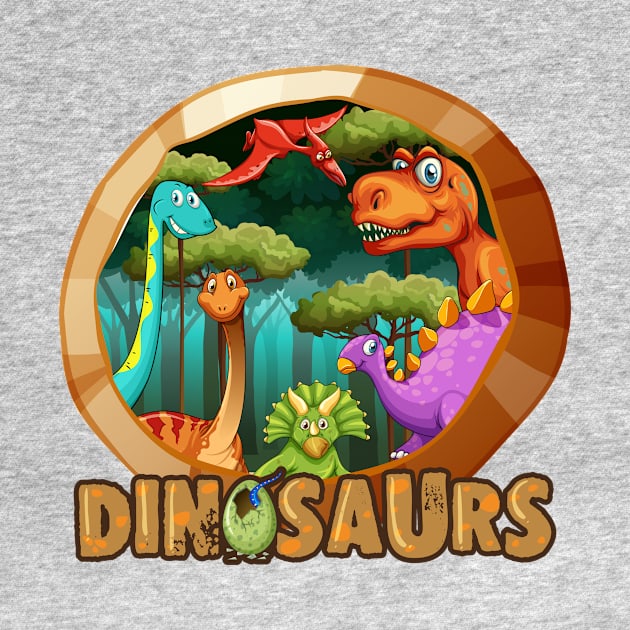 Dinosaurs World by black8elise